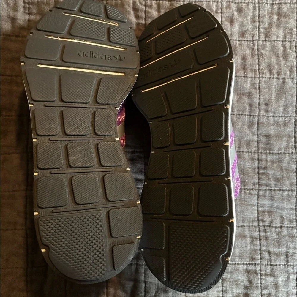 Adidas Swift Run Womens Purple Pink Knit Running‎ Shoes PRB 698001 Size 11
